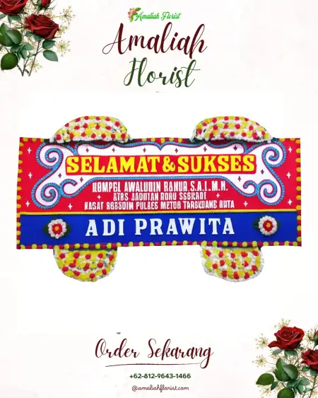 Papan Bunga Ucapan Selamat Tambongwetan
